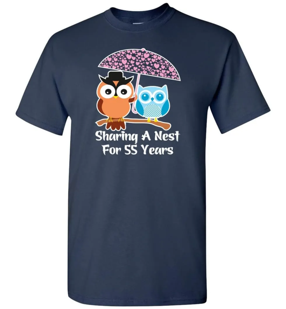 55 Years Wedding Anniversary Gifts Valentine's Day T-shirt