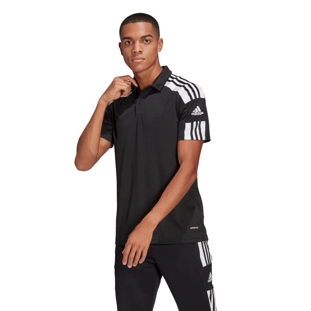 Adidas Adult Squadra 21 Polo Shirt (Black/White)