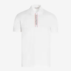 Alexander McQueen Selvedge Logo Tape Polo