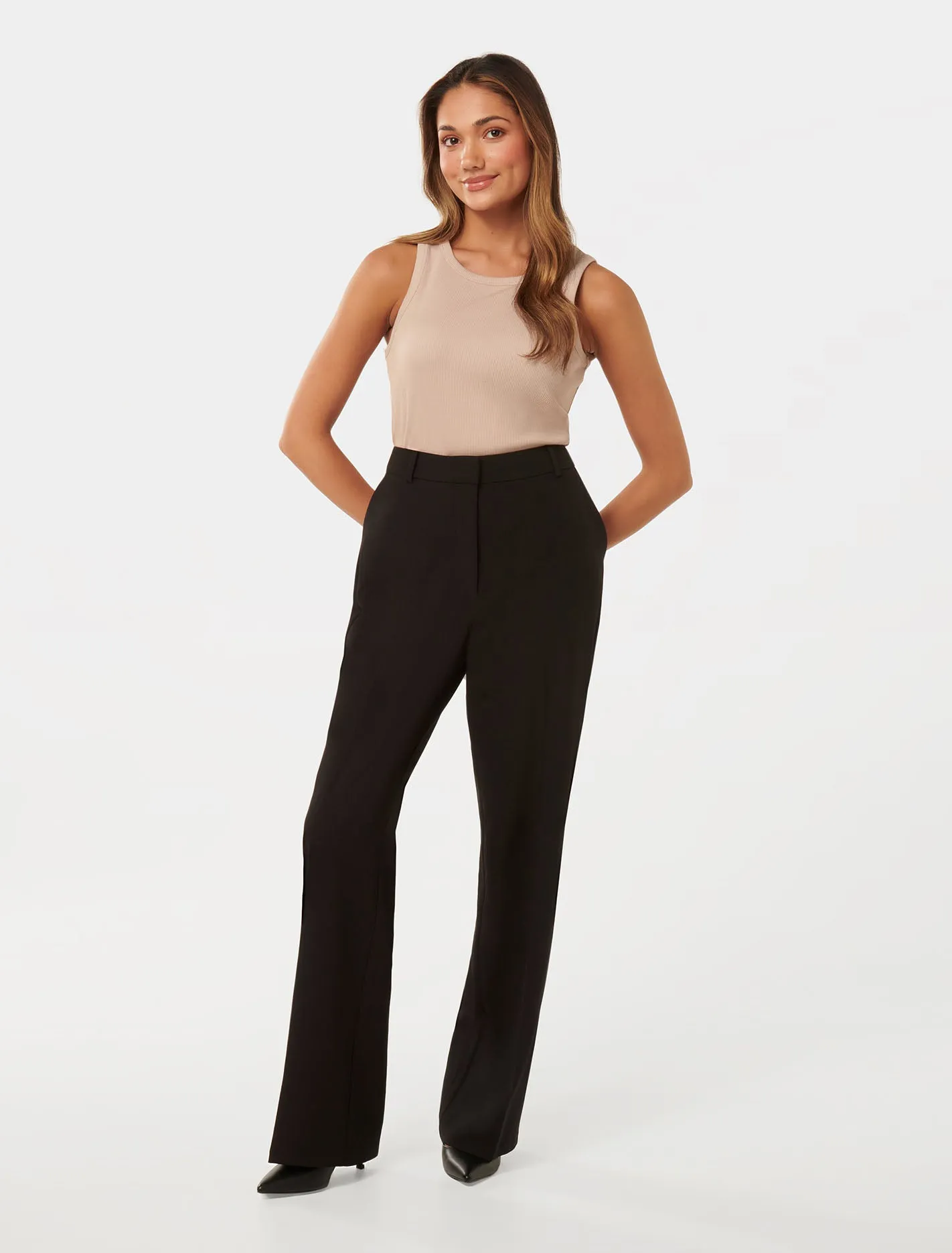 Ava Petite Straight Leg Pants