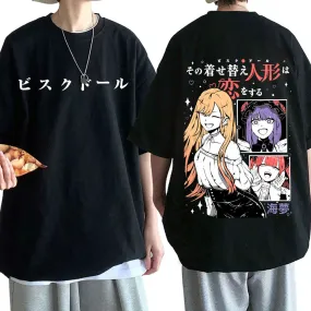 Best My Dress Up Darling T-Shirt Manga Kawaii Marin Kitagawa Anime T-shirt High Quality