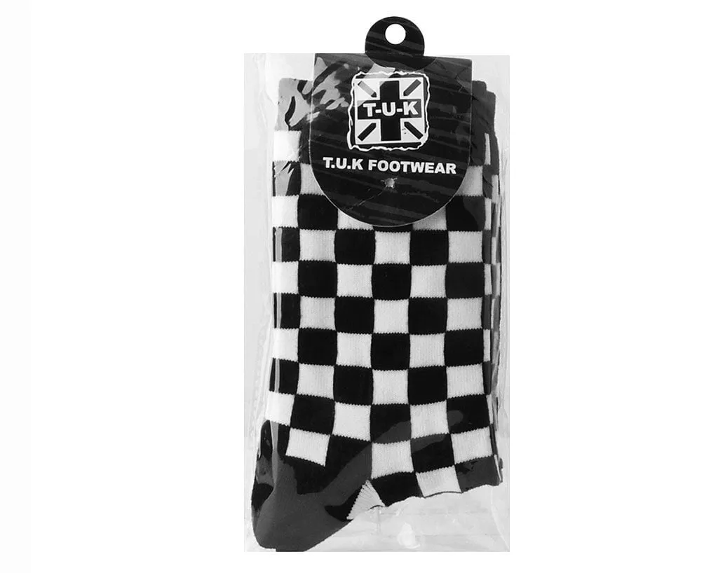 Black & White Checker T.U.K. Women’s Sock