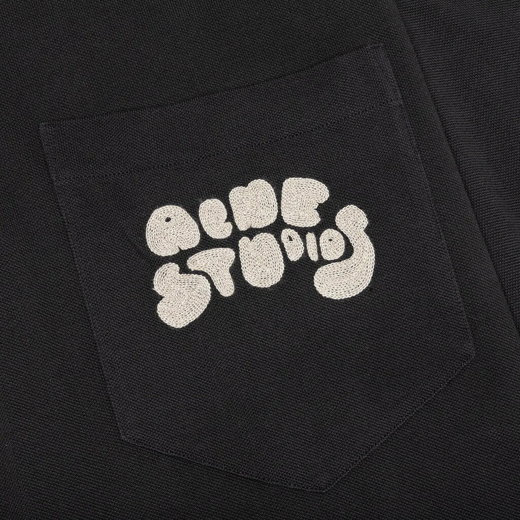 Bubble Logo Polo T-Shirt - Anthracite Grey