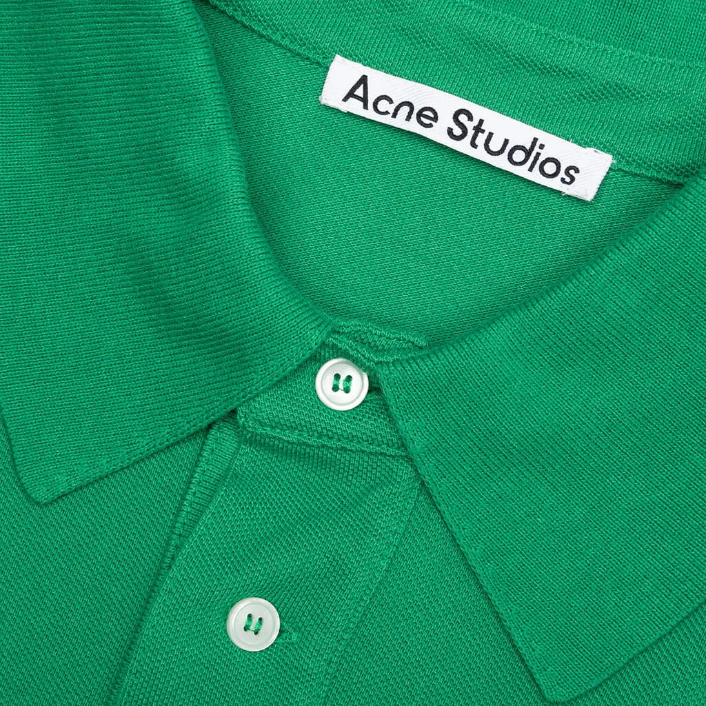 Bubble Logo Polo T-Shirt - Electric Green