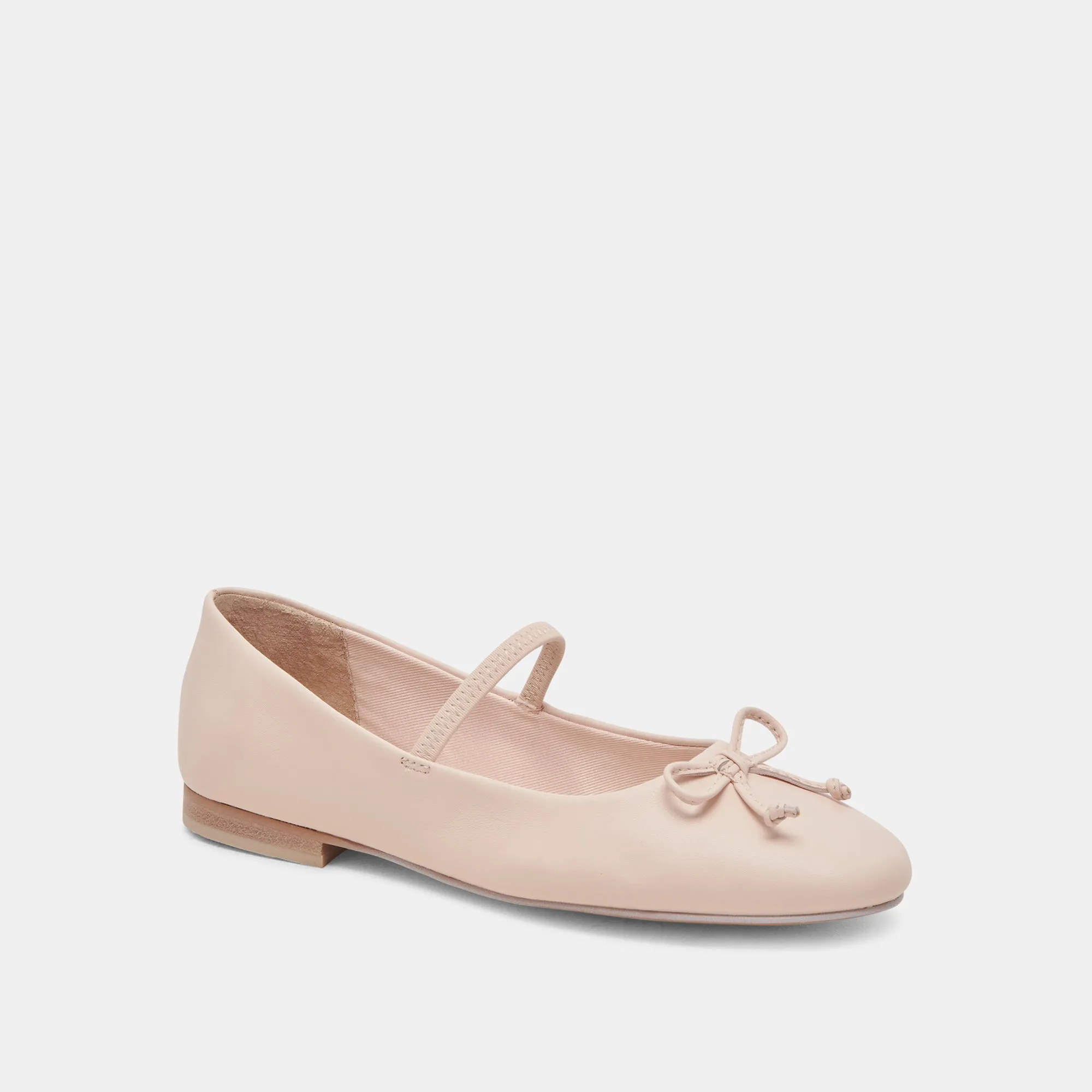 CARIN BALLET FLATS LIGHT PINK LEATHER