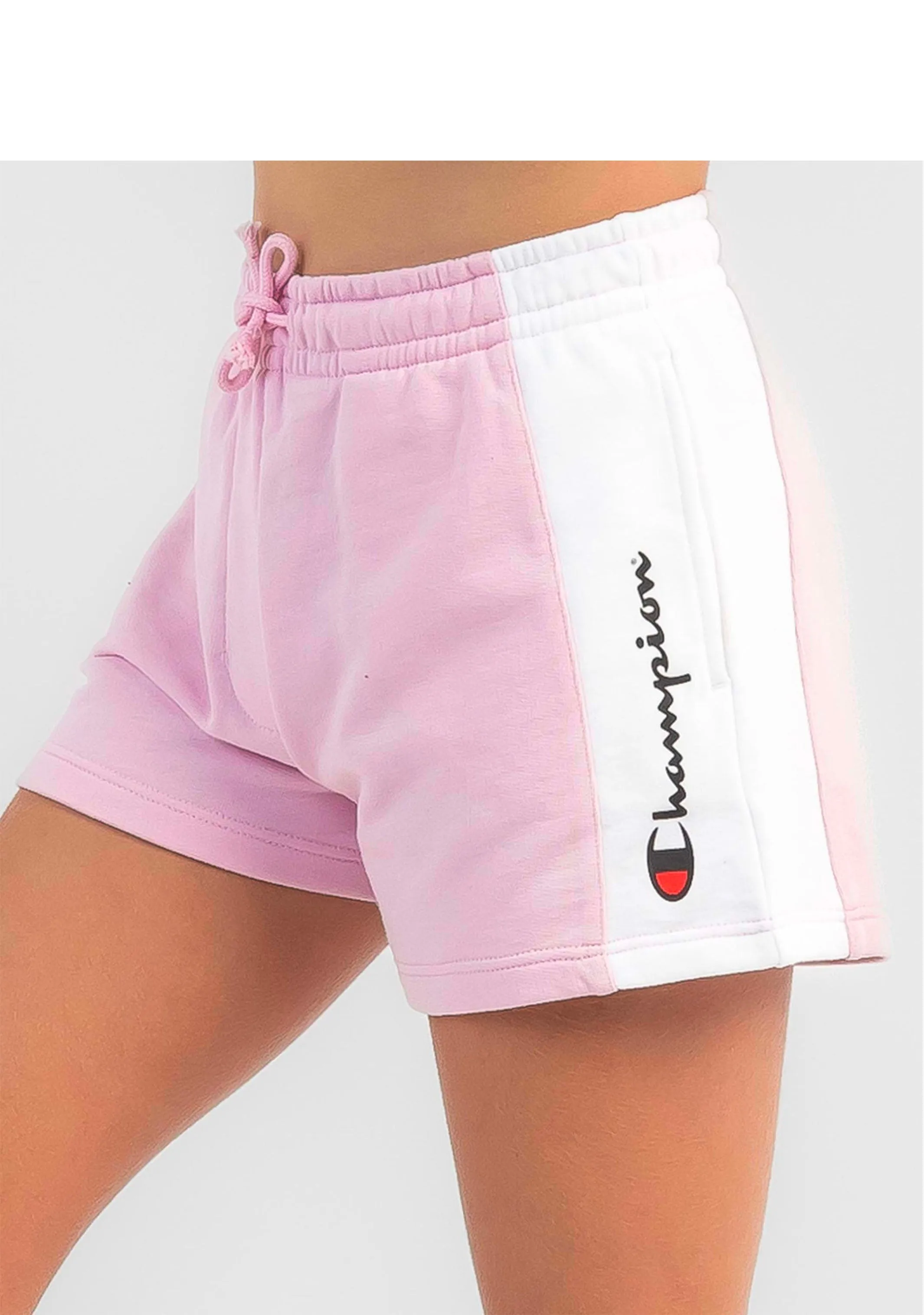 Champion Junior Girls' French Terry Panel Shorts <BR> KVUMN IXL