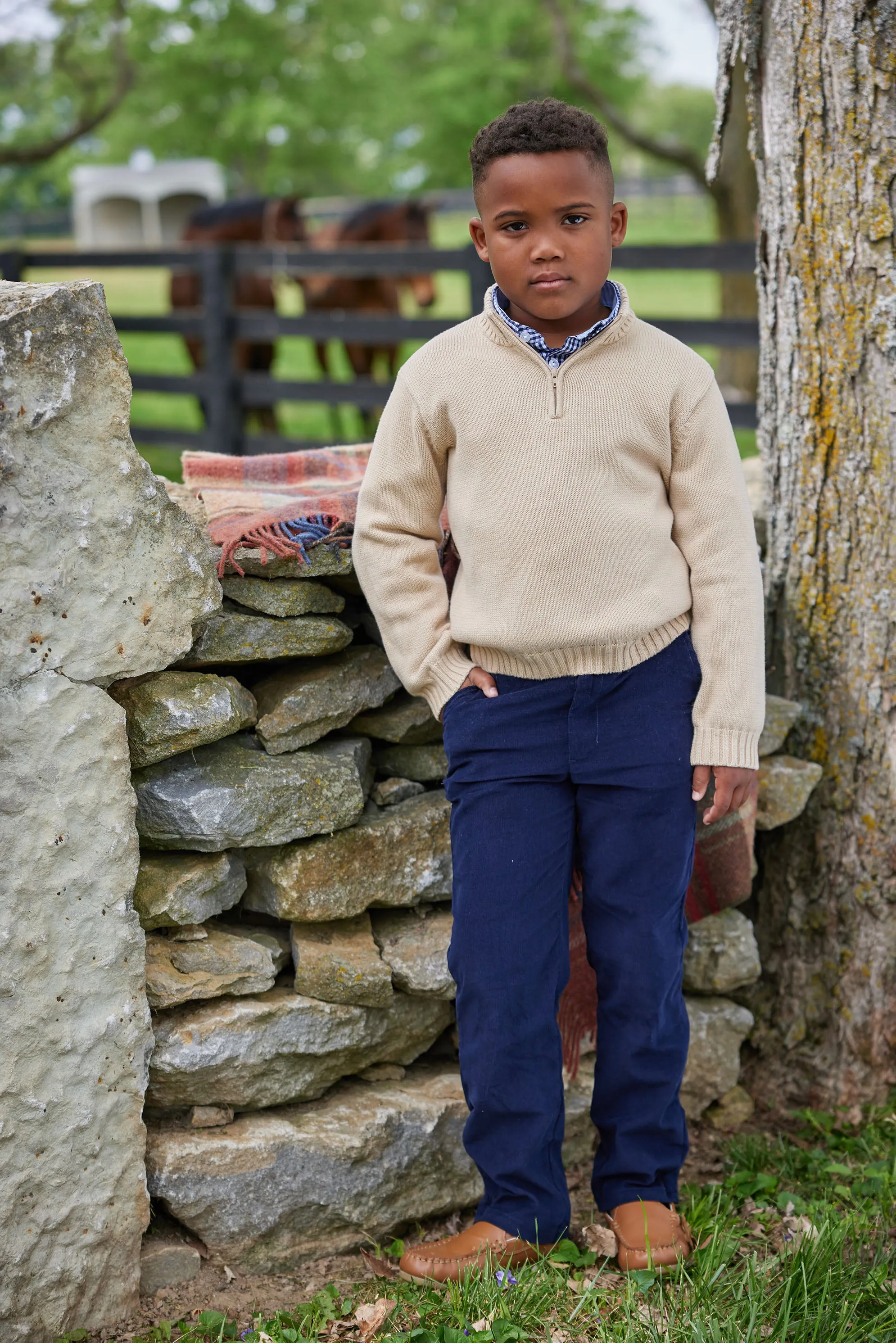 Classic Pant - Navy Corduroy