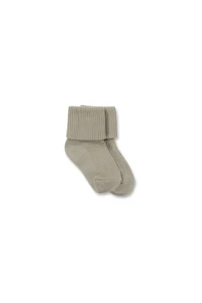 Classic Rib Sock - Shale Grey