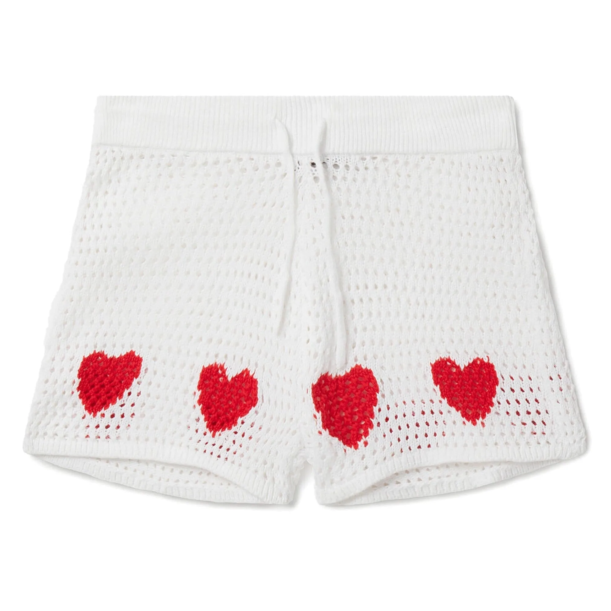 Crochet Heart Shorts