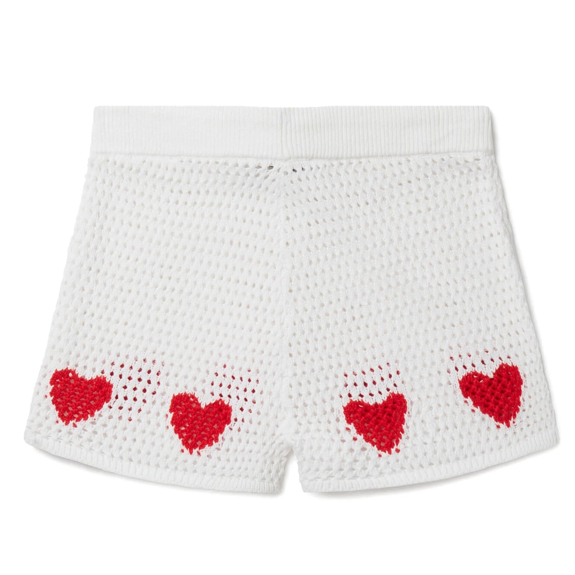 Crochet Heart Shorts