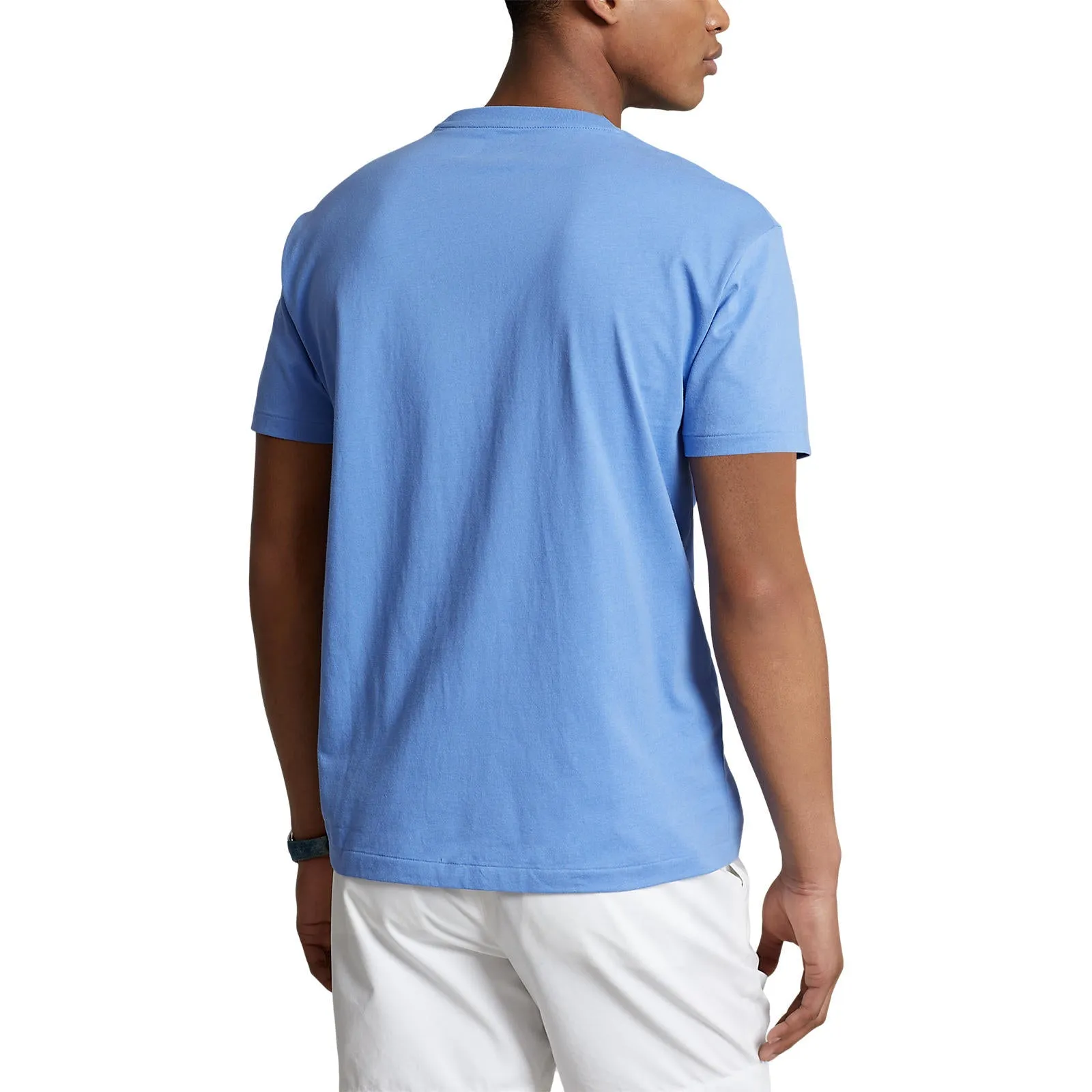 Custom Slim Fit Jersey Crewneck T-Shirt - Island Blue