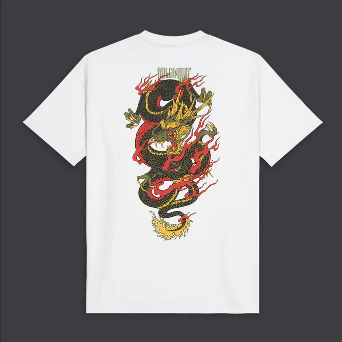 Dolly Noire short sleeve t-shirt Ryu Dragon Tee TS172-TA-02 white