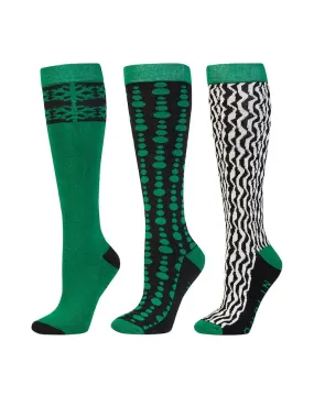 Dublin 3 Pack Long Socks - Various Colours