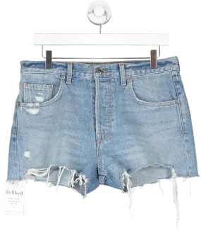 grlfrnd Blue Jean Shorts UK S