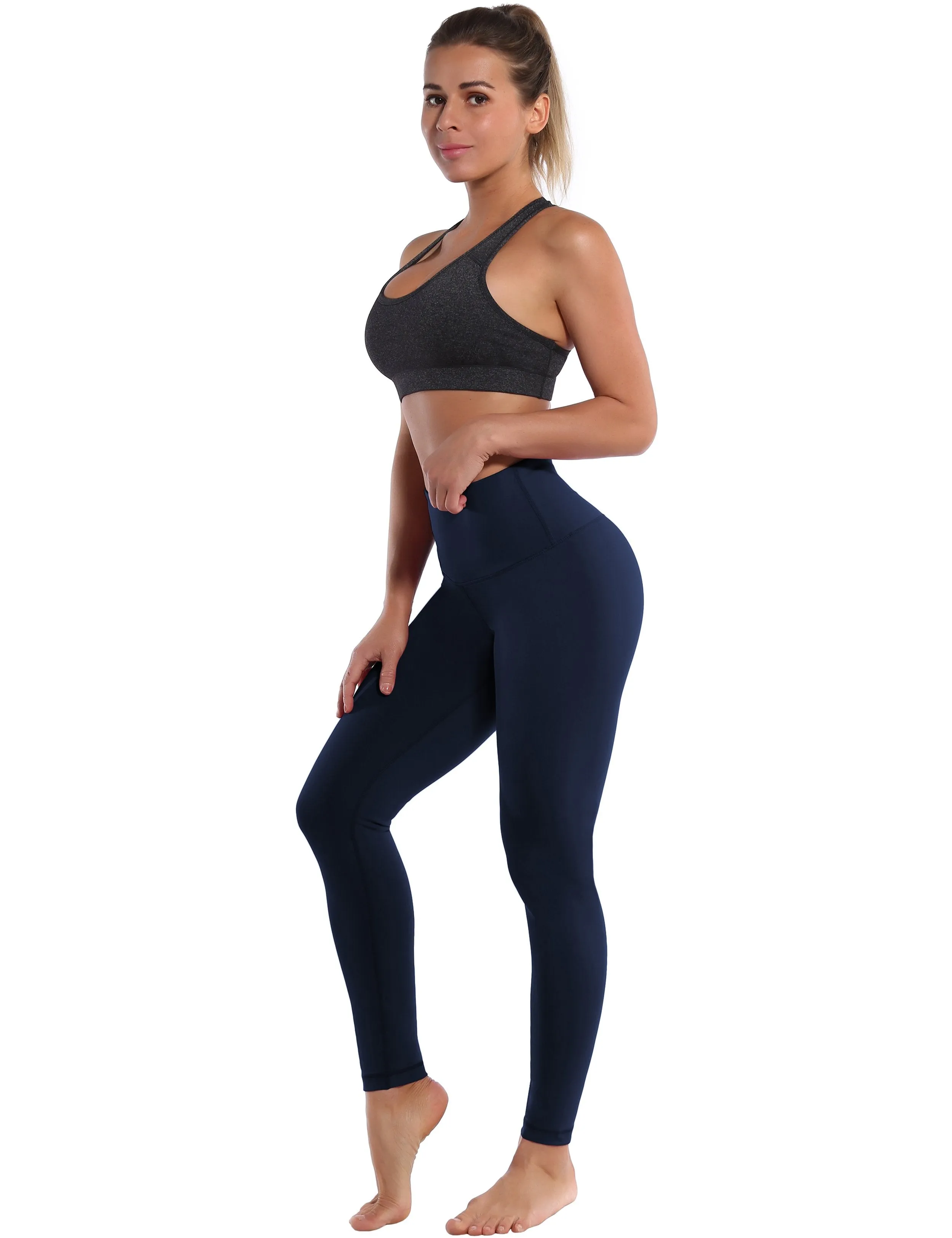 High Waist yogastudio Pants darknavy ins_yogastudio