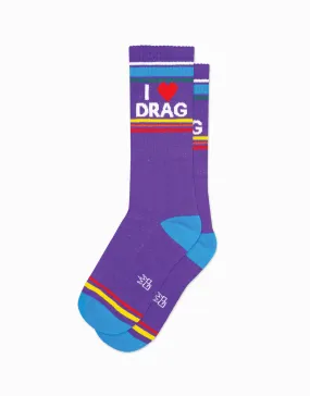 I Heart Drag Gym Socks