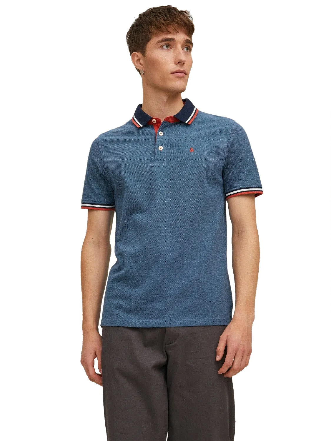 Jack & Jones 'Paulos' Pique Polo T-Shirt