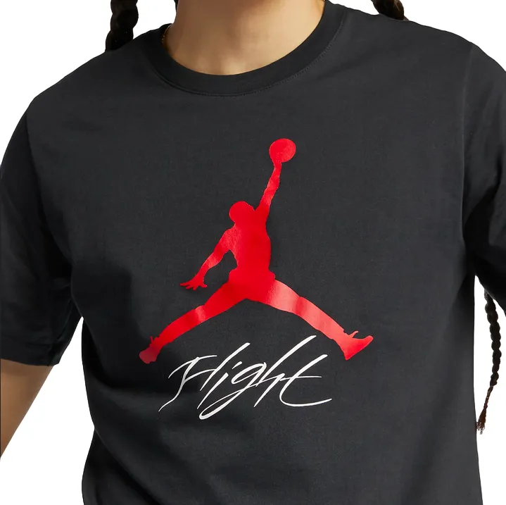 High-quality Mens Black Jordan Jumpman Flight Short Sleeve T-Shirt (Model AO0664-101)