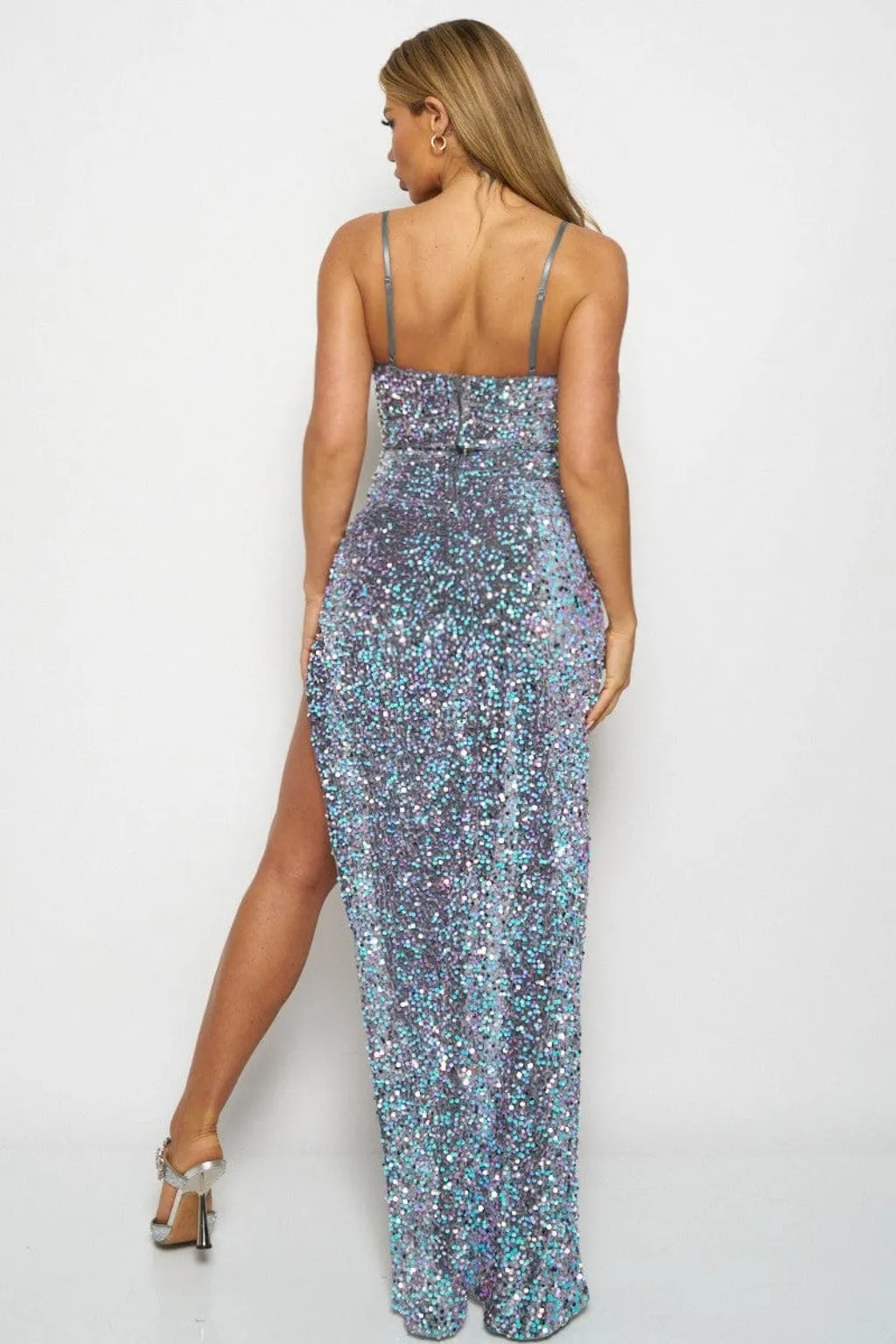 Keep Your Shine Sequin Maxi Dress