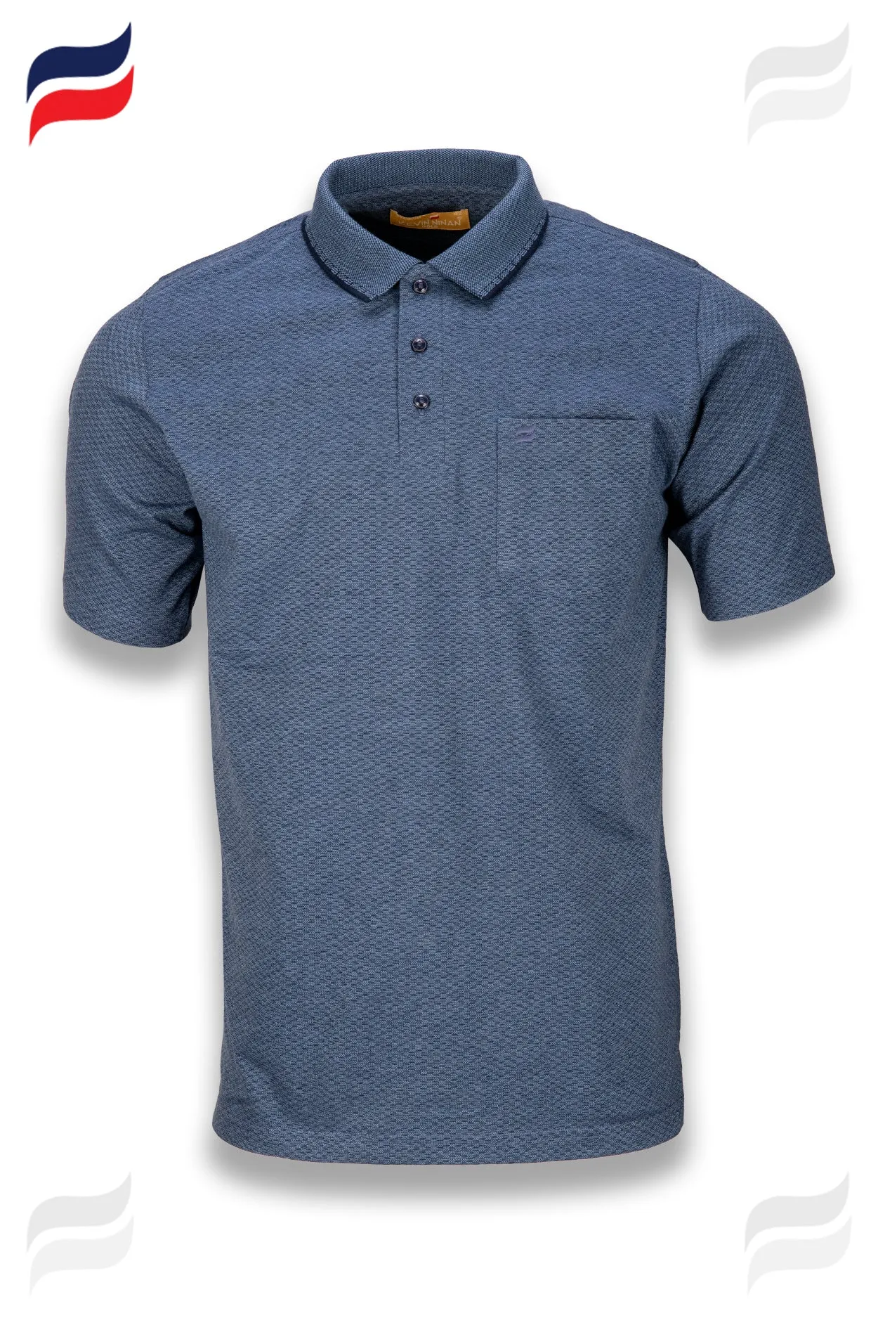 Kevin Ninan Jacquard Polo