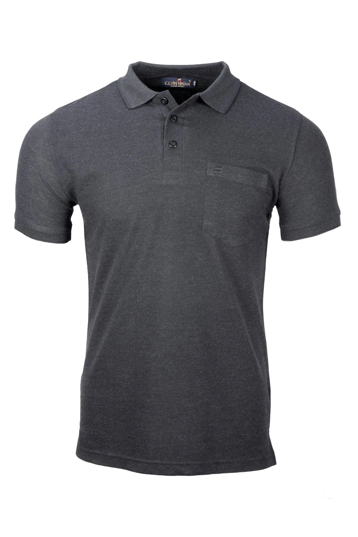 Kevin Ninan Two-tone Black Polo T-shirt