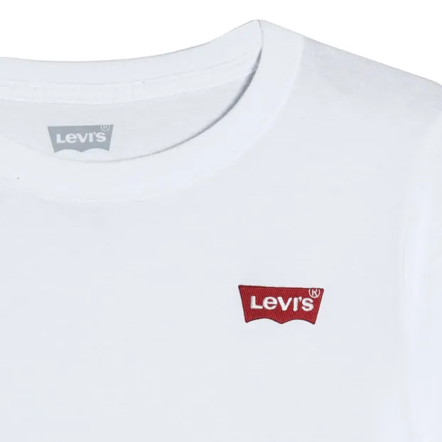 Levi's Kids Batwing Chest Hit boy's short sleeve t-shirt 9EA100-001 white 