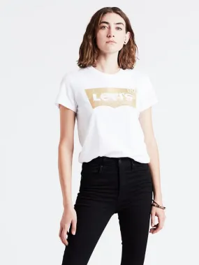 Levi's short sleeve t-shirt The Perfect 173690453 white-gold