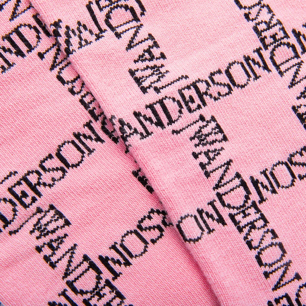 Logo Grid Sock Bundle - White/Black/Pink