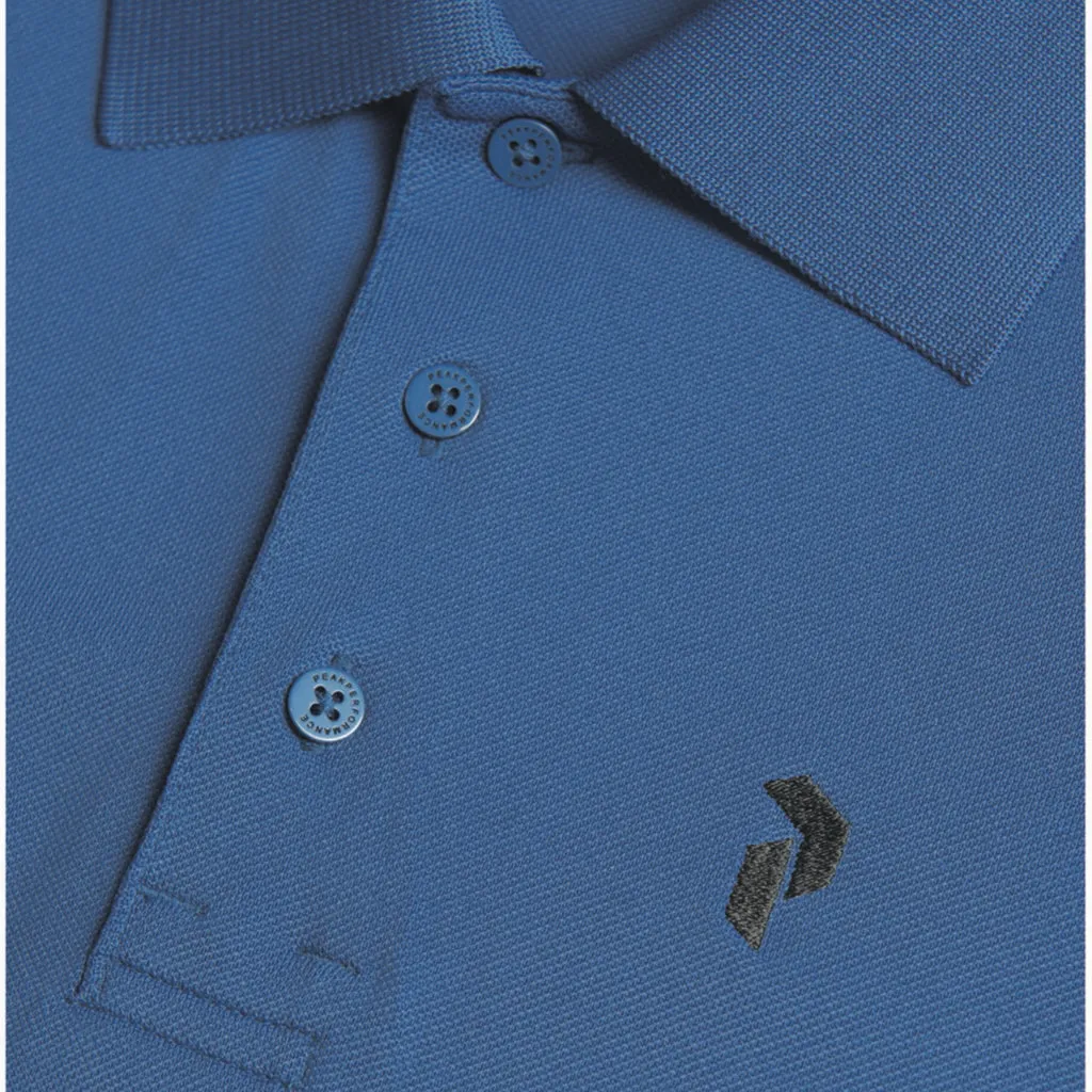 M Tech Solid Polo Cimmerian Blue