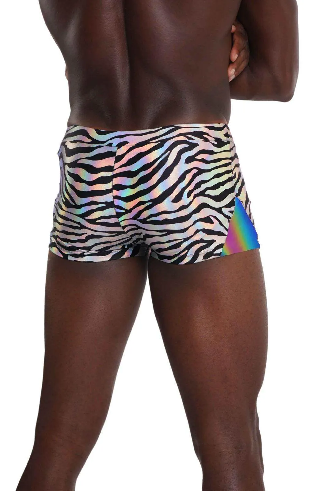 Mens Booty Shorts - Galactic Jungle