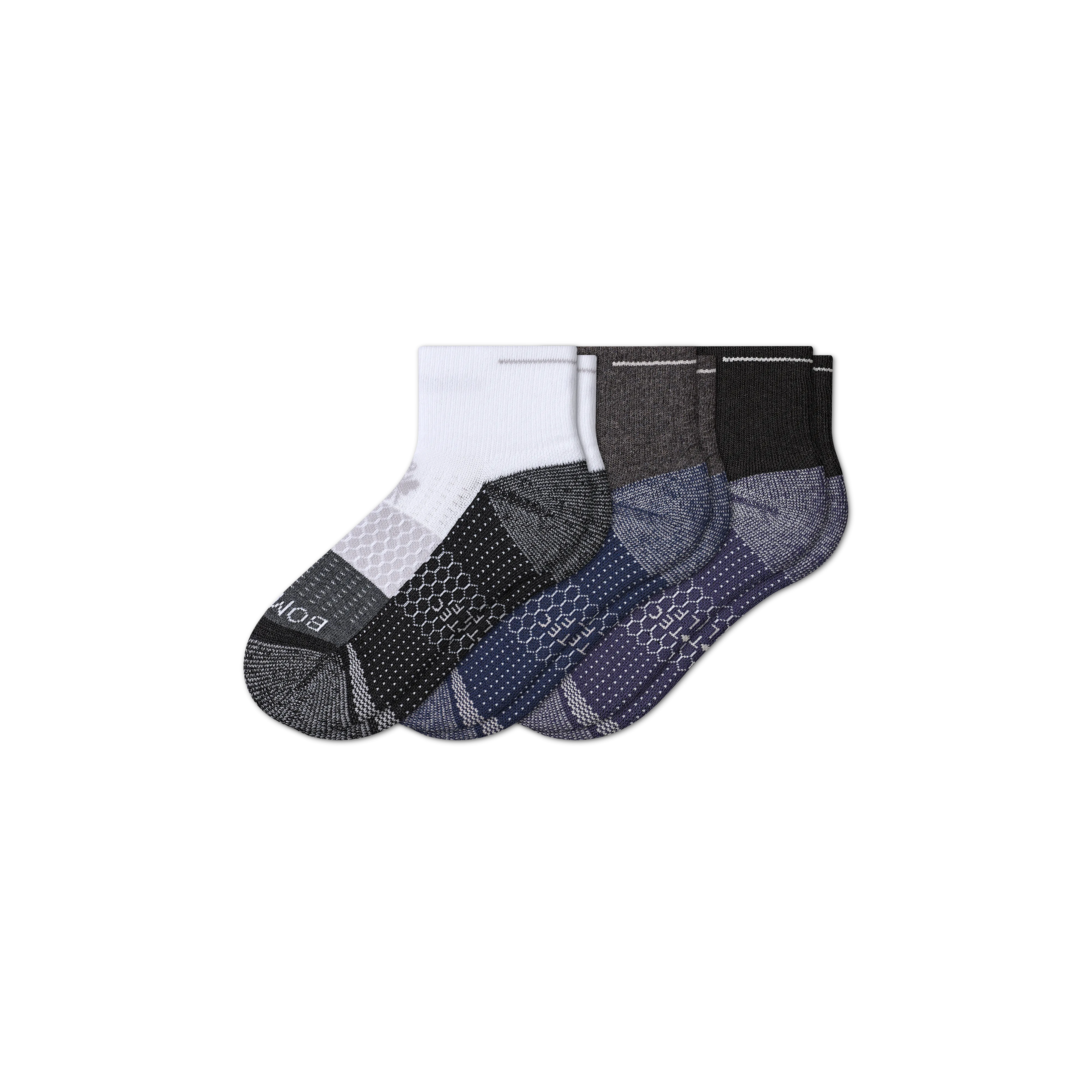 Men's Golf Quarter Sock 3-Pack