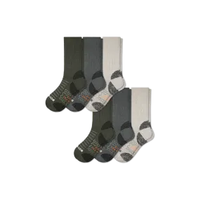 Men's Hiking Calf Sock 6-Pack