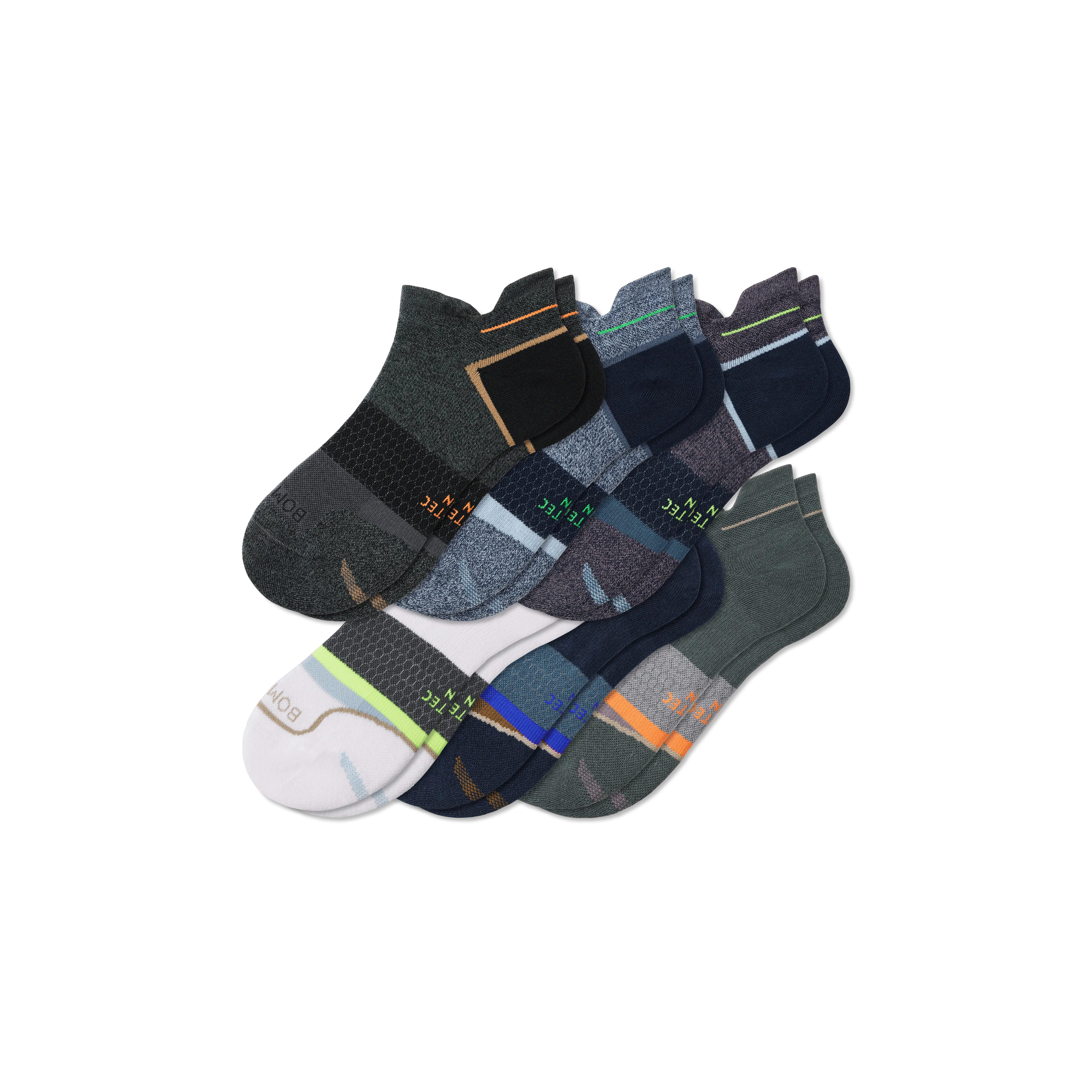 Men's Running Ankle Sock 6-Pack