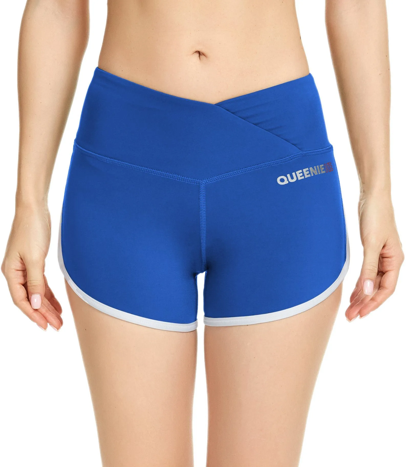 Mid-Waist Tummy Control Train Shorts