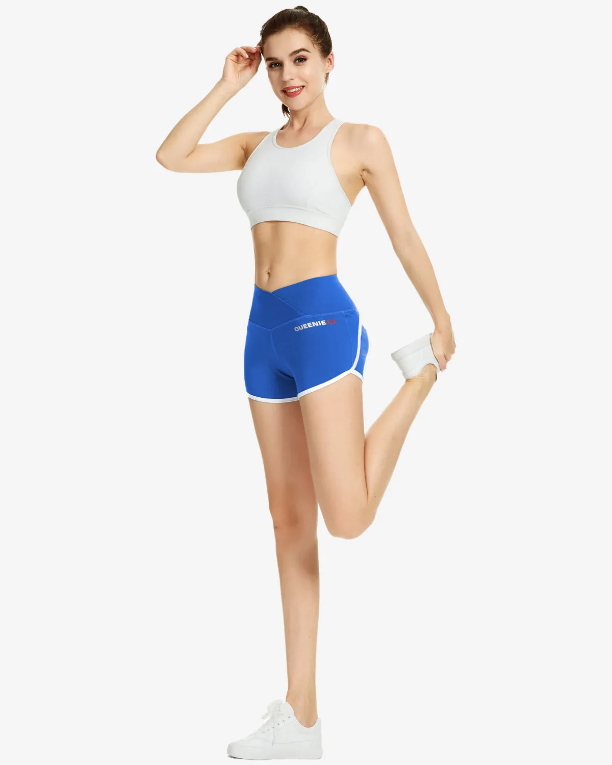 Mid-Waist Tummy Control Train Shorts