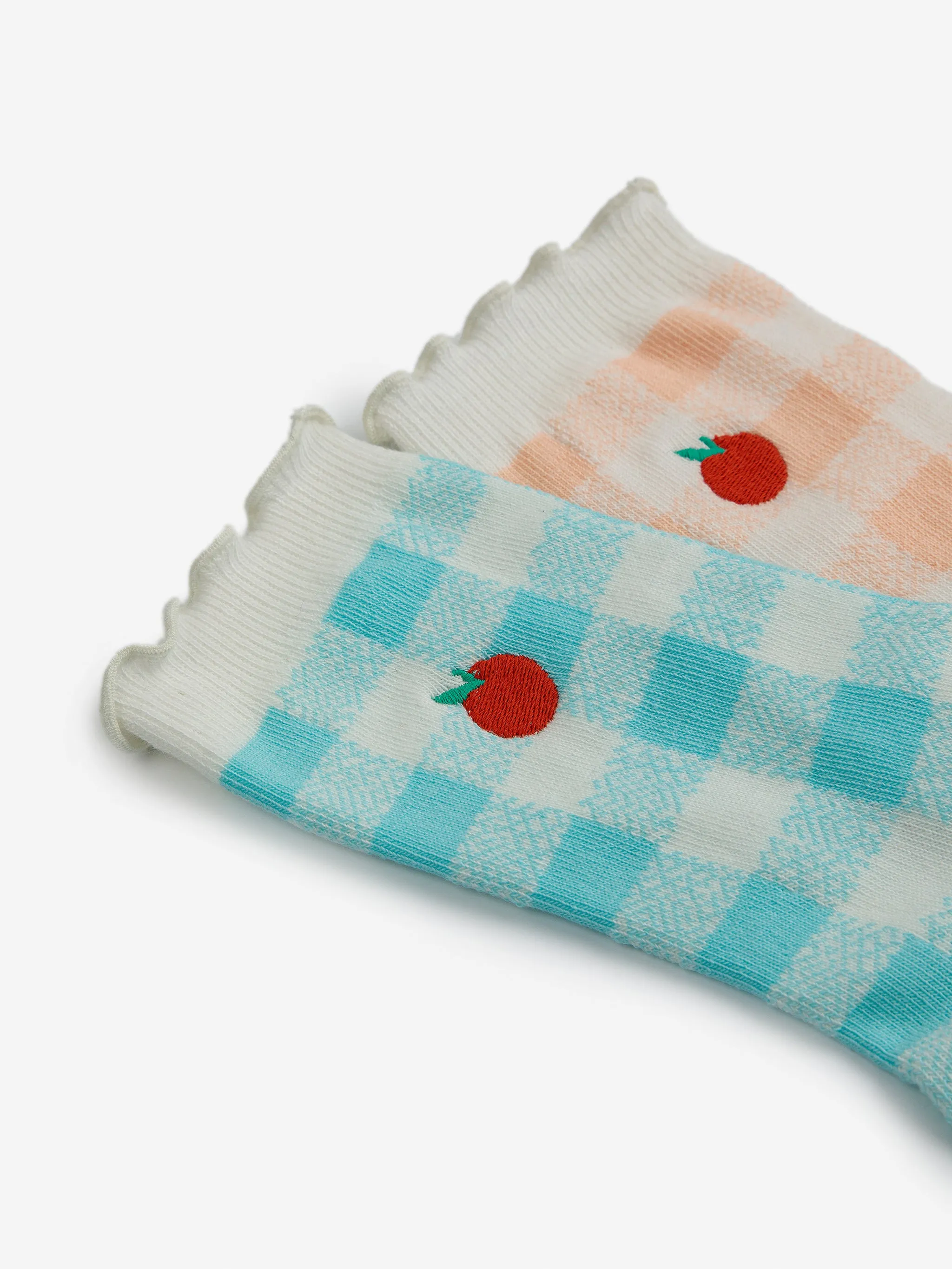 NEW Bobo Choses WOMAN | Vichy Short Socks 2 Pack