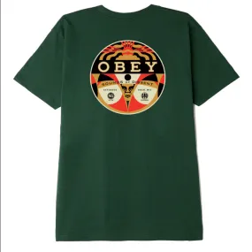 Obey Sounds Of Dissent 45 Classic T-shirt 165262982 forest green