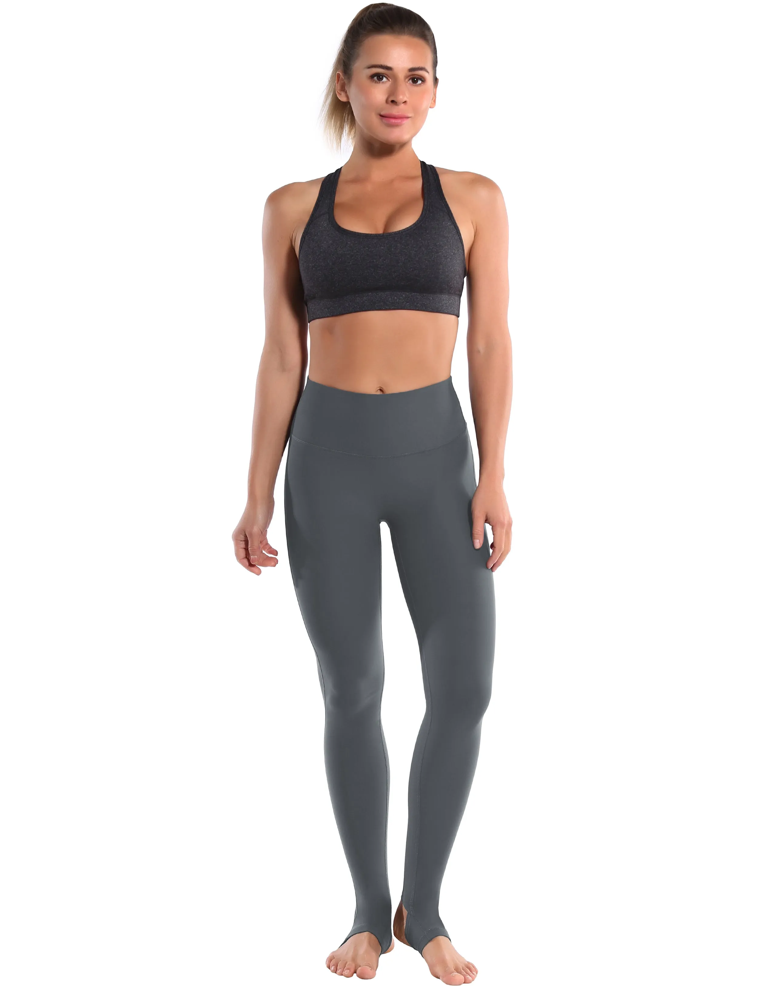 Over the Heel Yoga Pants shadowcharcoal