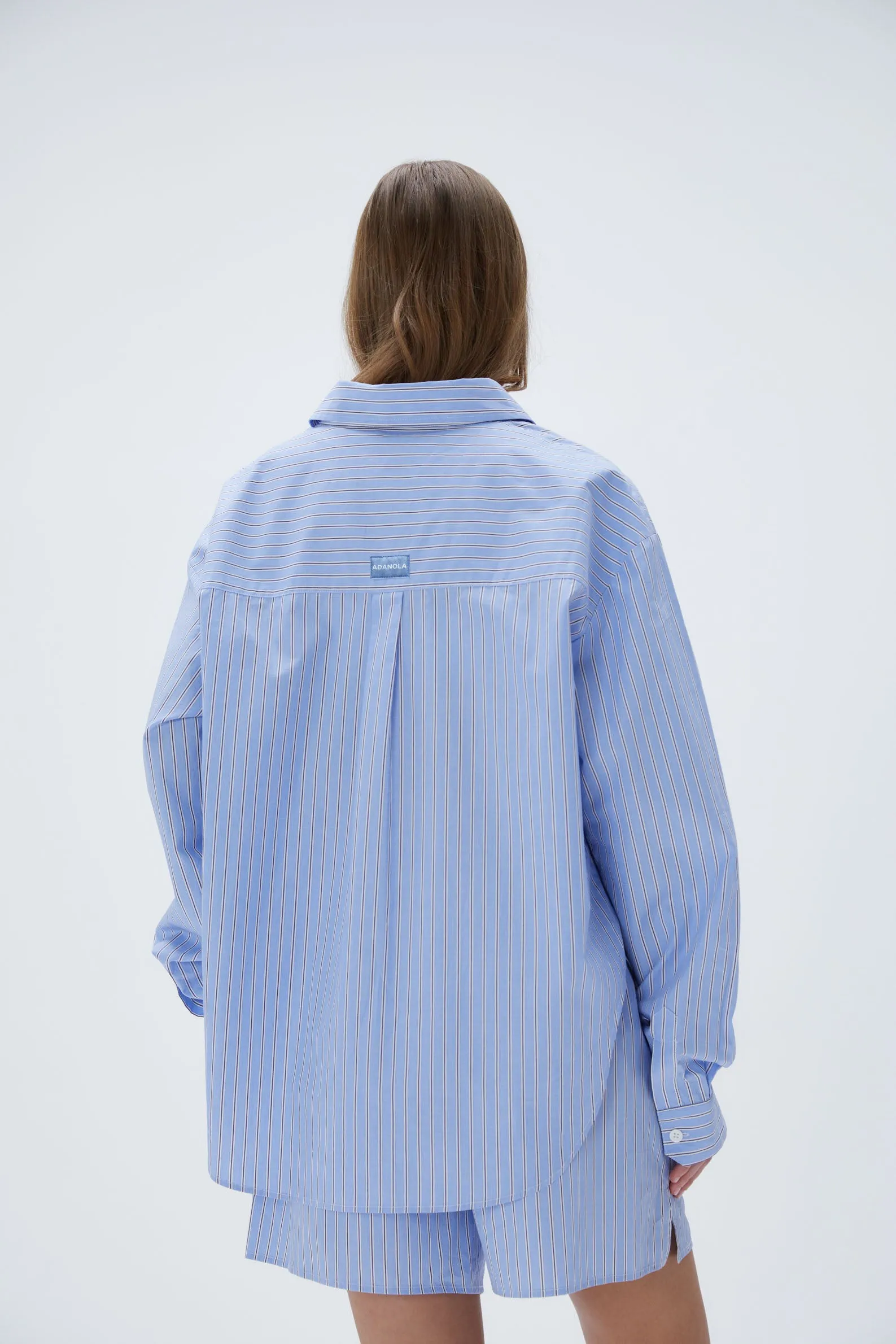 Oversized Cotton Shirt - Stripe