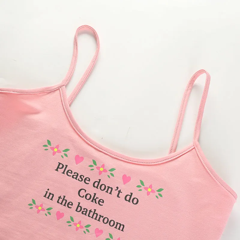 ''PLEASE DON'T DO COKE IN THE BATHROOM'' VEST BY22357