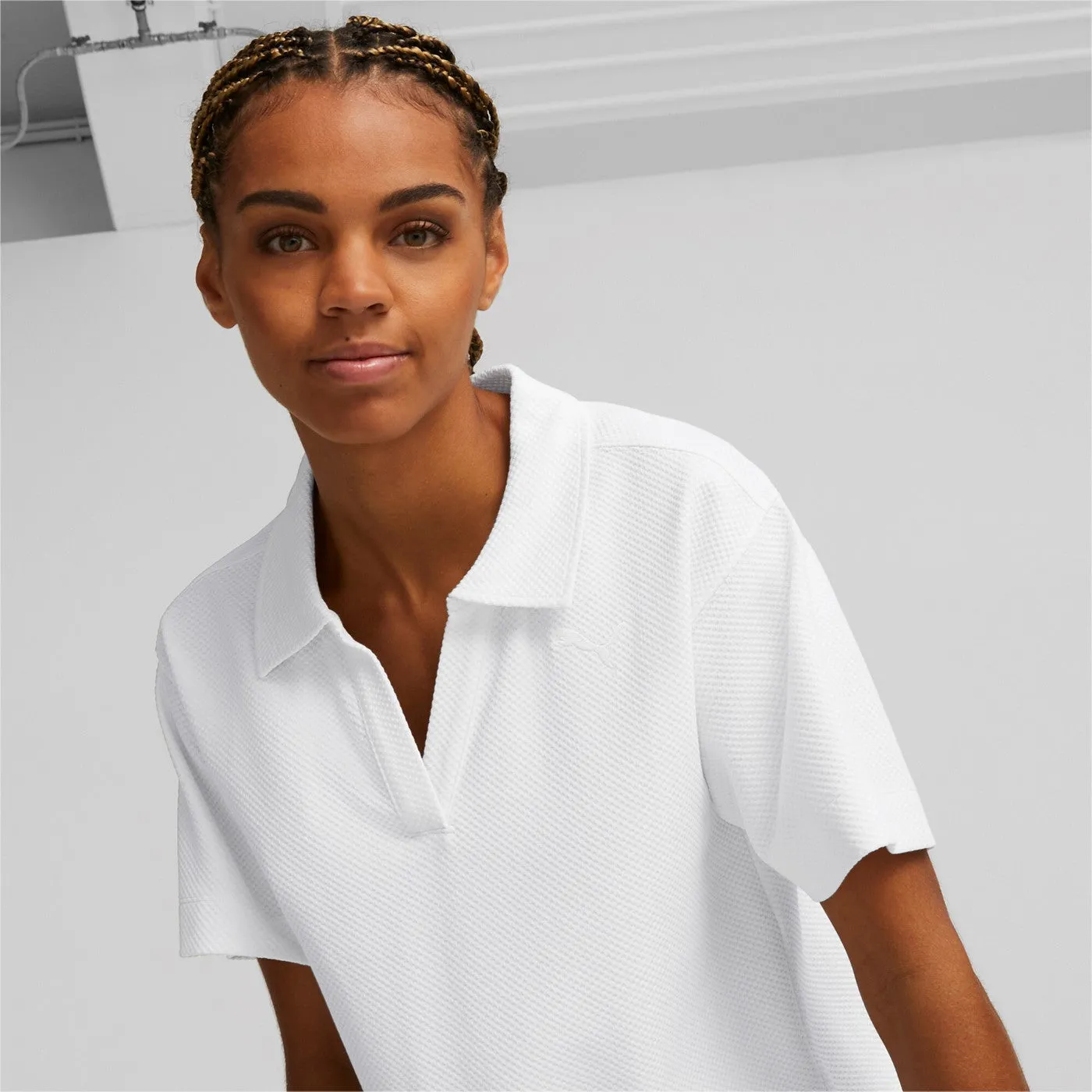 Puma Women's Polo Her Tee 673108-02 white