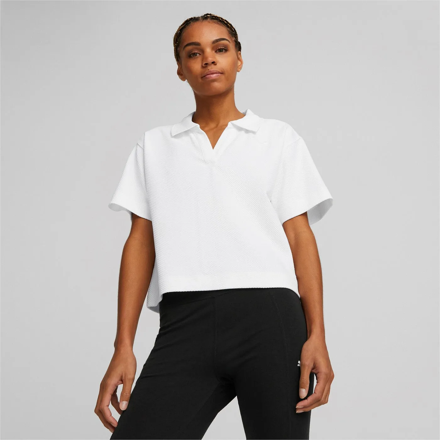 Puma Women's Polo Her Tee 673108-02 white