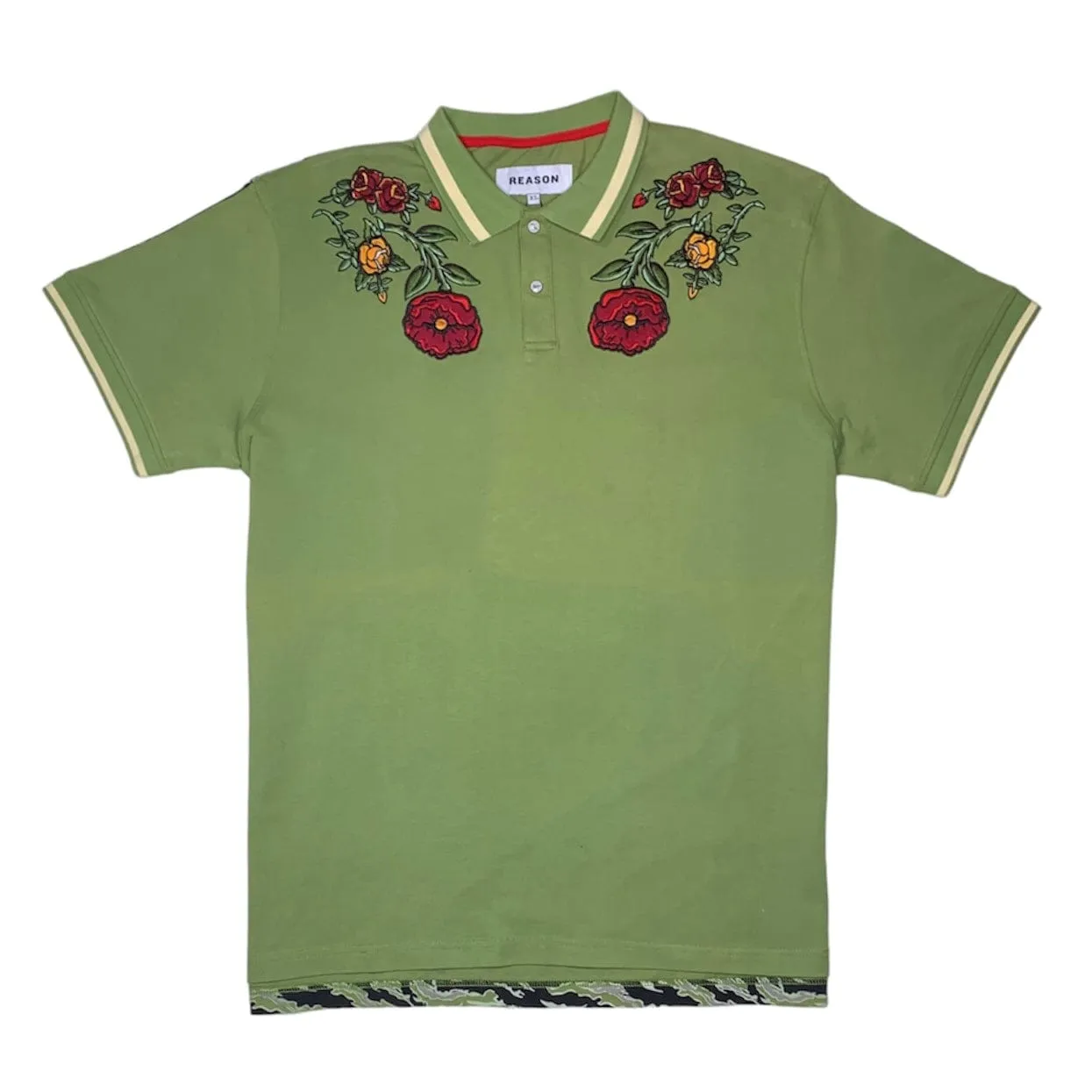 Reason Roses Polo (Green) - DWT001