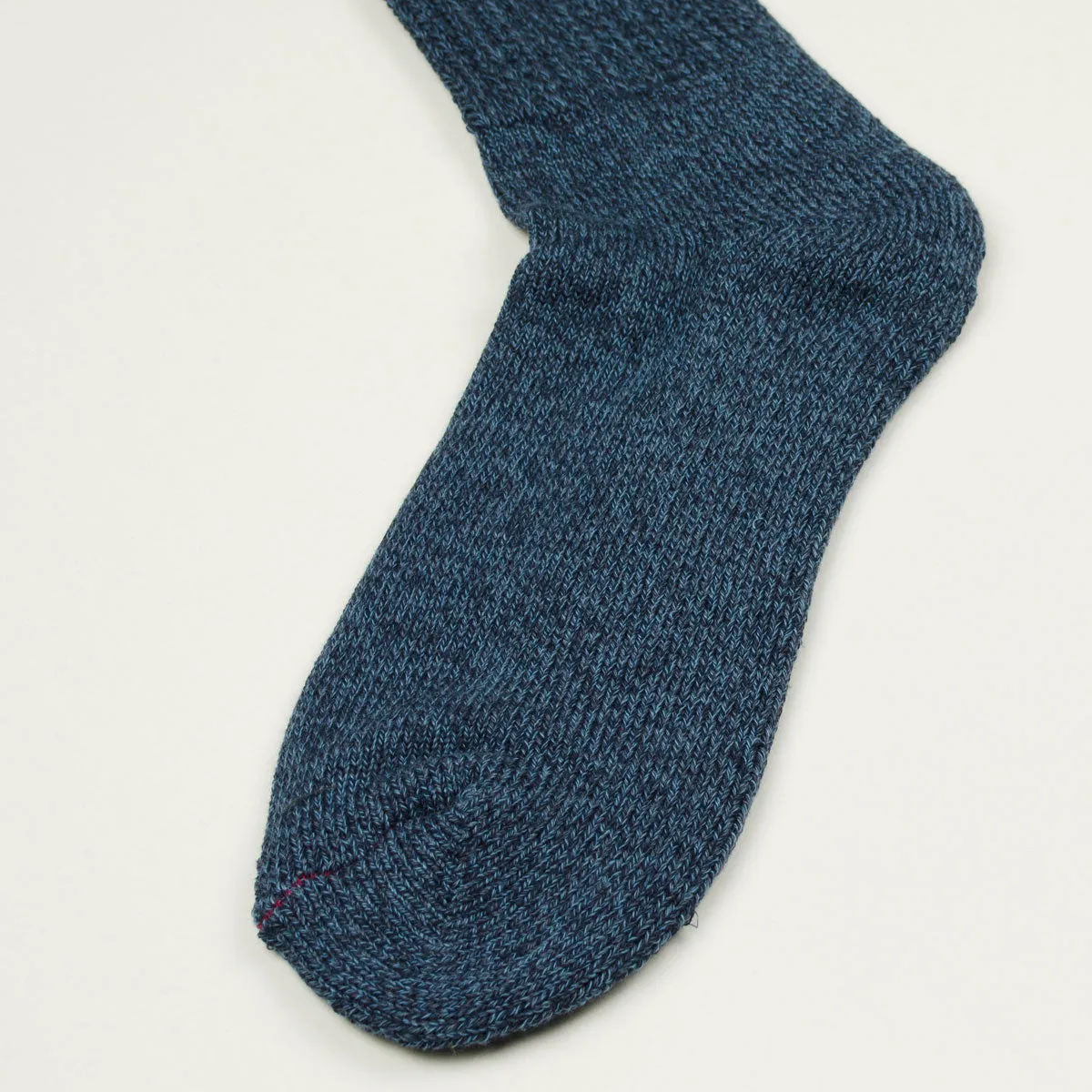 RoToTo - Loose Pile Crew Socks - Mix Navy