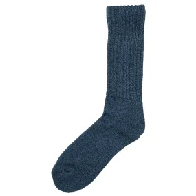 RoToTo - Loose Pile Crew Socks - Mix Navy