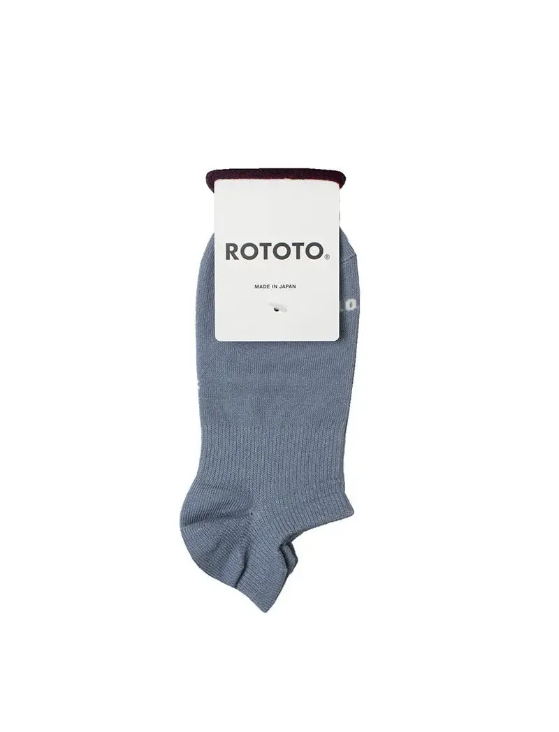 Rototo Sneaker Foot Cover Organic Socks Light Blue