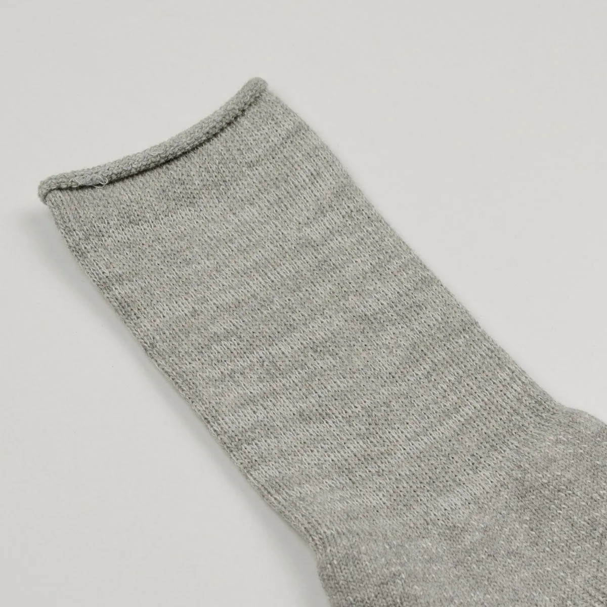 RoToTo - Washi Pile Crew Socks - Gray