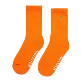 SIGNATURE CREW SOCKS (Orange)