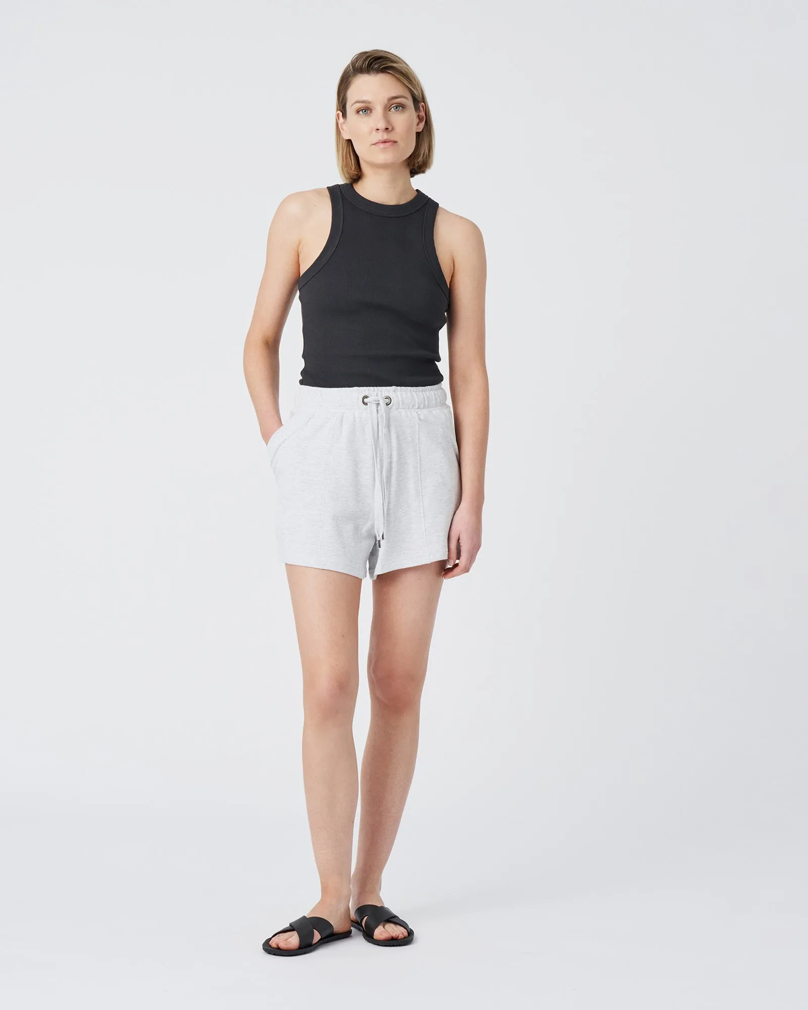 stella short - grey marle