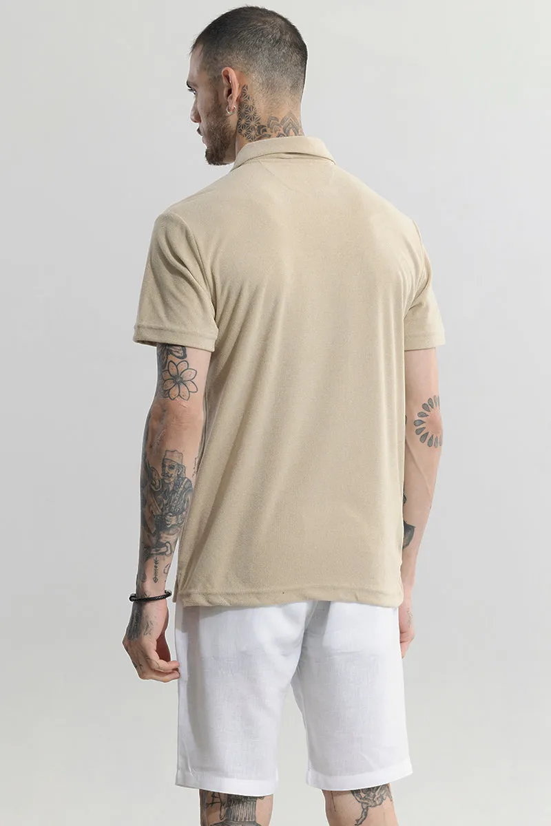 Trent Cream Polo T-Shirt